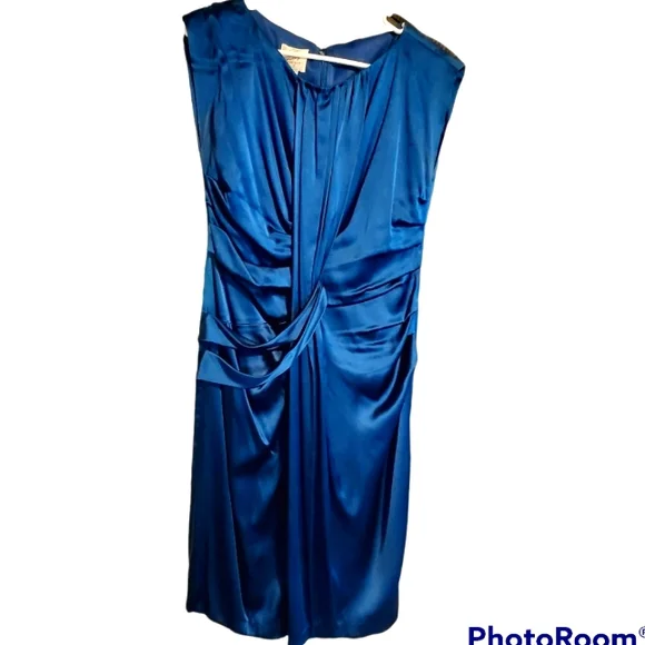 Suzi Chin For Maggy Boutique Silk Lined Dress, size 6 - Picture 1 of 7